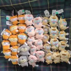 サンリオ　どうぶつ着ぐるみマスコット　ナムコ　きつね　コアラ　ブタなど　35個