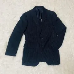 THE SUIT COMPANY 3ピーススーツ メンズ M 黒 ストライプ