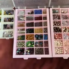 ビーズなど3ケース