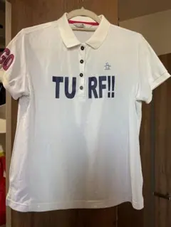 Munsingwear 半袖ポロシャツ ホワイト TU:RF!!のサムネイル