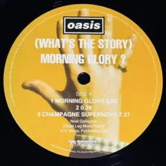 未使用 2枚組 LP oasis ジャケット無し MORNING GLORY ?