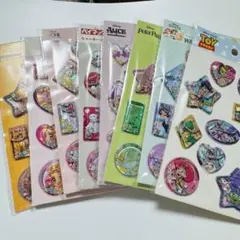 セリア　ディズニー　ウォーターシール　プリンセス　トイ・ストーリー　ベイマックス