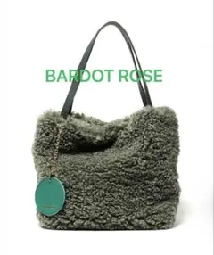 BARDOT ROSE エコファートート ファーバッグ　ショルダーバッグ　本革