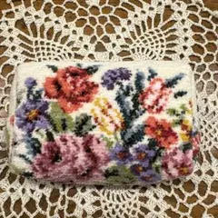 【美品】Hotman ホットマン花柄ポ ーチのサムネイル