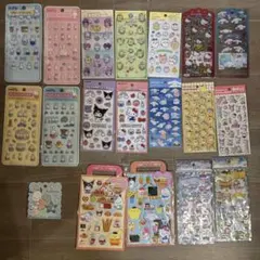 シール　まとめ売り　おはじきシール　ストーンシール　立体シール