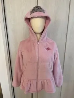 即購入⭕️ 海外ディズニー プリンセス ピンク ファー ペプラム ジャケット