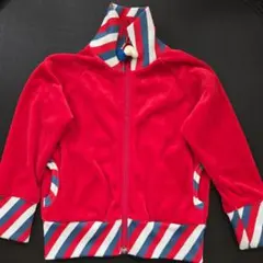 natural Booの赤色ストライプアウター 110