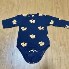 TINY COTTONS きつねプリントロンパース 12M