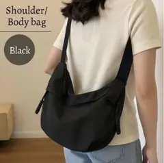 バッグ 黒 斜めがけバッグ ボディバッグ ショルダーバッグ お出かけ 旅行 新品