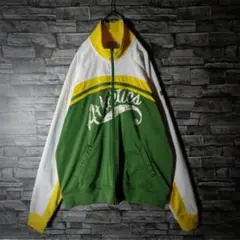 ナイキトラックジャケットジャージ ３色切替カラー ビッグロゴ ゆるダボ