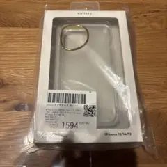 salisty iPhone 15/14/13用クリアケース