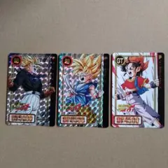 ドラゴンボールGT  カードダス　75  76  77  ３枚セット