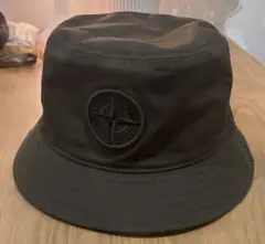 早い者勝ち！【新品未使用】STONE  ロゴバケットハット Mサイズ 早い者勝ち！【新品未使用】STONE ISLAND ロゴバケットハット M