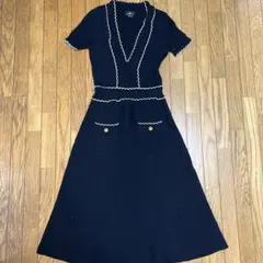 ELISABETTA FRANCHI ニットワンピース 半袖
