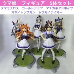ウマ娘　フィギュア　5体セット　制服　テイオー　マヤノ　ゴルシ　タマモ　マチタン