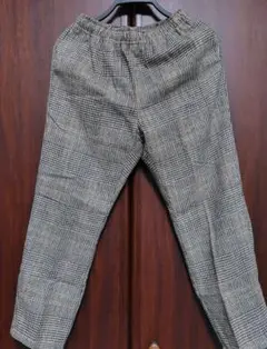 GLAZOS チェックパンツ　150サイズ　ウール混