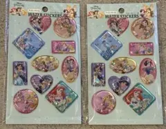 ウォーターシール　水シール　ぷっくりシール　セリア　プリンセス 新品 2点