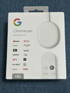 未開封　Google(グーグル) GA03131-JP 2Kモデル クロームキャスト 【中古美品】Googleグーグル Chromecast with