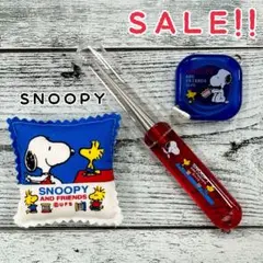 ★SALE★訳あり★スヌーピー ミニメジャー&ピンクッション&目打ち 3点セット