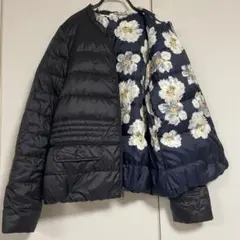 花柄 ダウンジャケット