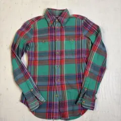 Ralph Lauren 長袖チェックネルシャツ　レディースM相当