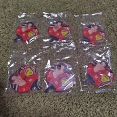 バレーボール男子日本代表　うちわアクリルチャーム　大宅真樹　６個セット