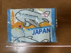 JAL 日本航空 ワールドトラベル フェイスタオル