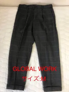 【GLOBAL WORK】チェックパンツ スラックス