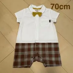 petit main（プティマイン）半袖ロンパース フォーマル　70cm 男の子