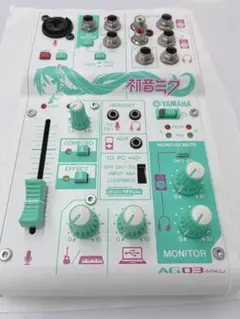 初音ミク AG03 YAMAHA Hatsune Miku AG03-MIKU Webcasting Mixer 3-Channel USB