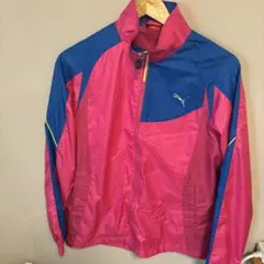 レディースPuma ウィンドブレーカー ピンク/青