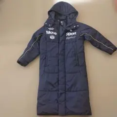 DESCENTE ベンチコート ネイビー フード付き