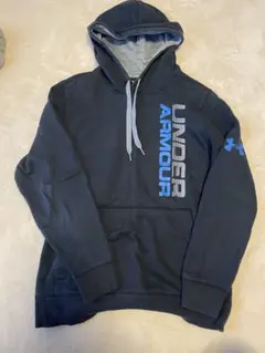 UNDER ARMOUR ネイビー フード付きパーカー SM