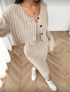 セットアップ ロングワンピース