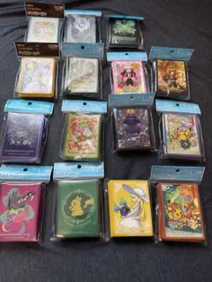 ポケカ 人気デッキシールド 未開封まとめ売り 14点 ポケモンカード デッキシールド 未開封 14個セット - メルカリ