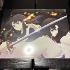 両儀式　ビッグイラストカード⑥　空の境界　ufotable ダイニング