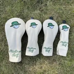 【大人気値下げ新品4点セット】MalbonGolfマルボンゴルフクラブカバー白色 Amazon.co.jp: クラブカバー4点セット マルボン golf マルボン