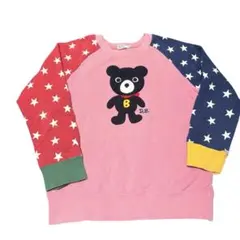 DOUBLE B Bくん刺繍 トレーナ　星柄　男の子　120cm ダブルビー