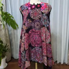 未使用保管品 TOKUKO 1er Vol チュニック 刺繍 バードモチーフ 未使用保管品 TOKUKO 1er Vol チュニック 刺繍 バードモチーフ