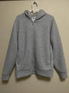 GU ジップアップパーカー グレー M