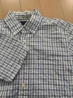Tommy Hilfiger 半袖チェックシャツ