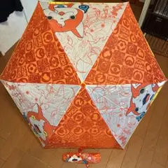 妖怪ウォッチ　折りたたみ傘　ジバニャン 赤