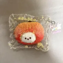 momo スクイーズ ニット風フルーツシュークリーム シークレット リンゴ