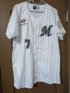 2022 千葉ロッテマリーンズ 福田秀平選手 ホームユニフォーム L