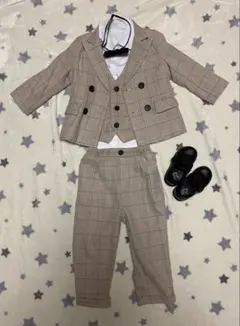 100サイズ　子供用服　スーツ　フォーマル　セットアップ　美品