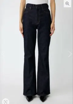人気 極美品 moussy MVS フレアデニム 25 濃紺 ワンウォッシュ - メルカリ