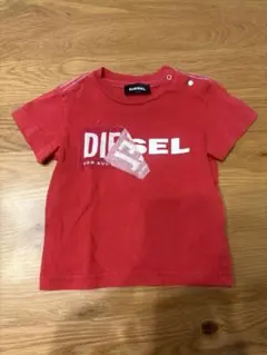 DIESEL ベビーTシャツ レッド