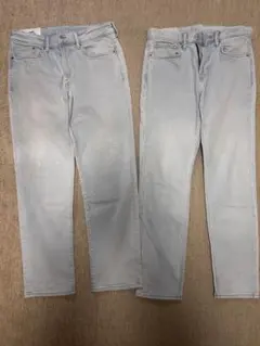H&M デニム　ジーンズ　Mサイズ　ライトブルー2本セット