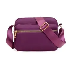 ショルダーバッグレディース かわいい マザーズバック ママバック パープル