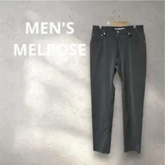 極美シルエット◆MEN'S MELROSE ストレッチ テーパードパンツ グレーのサムネイル